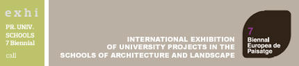 International Exposition of University Projects in the Schools of Architecture and Landscape