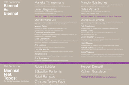 PROGRAM - 7 European Biennial of Landscape Architecture