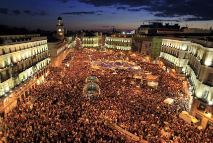 Acampada en la Puerta del Sol